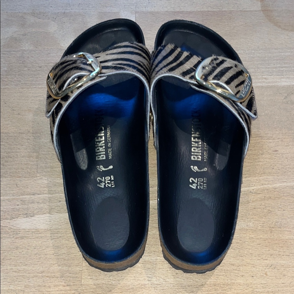 Birkenstock Madrid Sandals - Zebra - Pony Hair 11.5 US - Picture 10 of 17